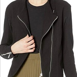 [BLANKNYC] Women's Collarless Moto Jacket